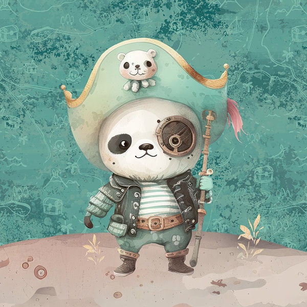 Smaragd-Panda-Piraten